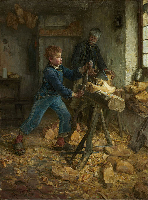 The Young Sabot Maker by Henry Ossawa Turner(1859-1937). Nelson-Atkins Museum